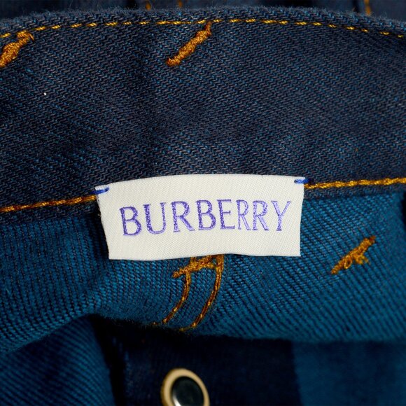 Burberry Men's "S24-PRO-D11" Indigo Blue Straight Leg Jeans US 36/32 IT 36/32 - Picture 5 of 6